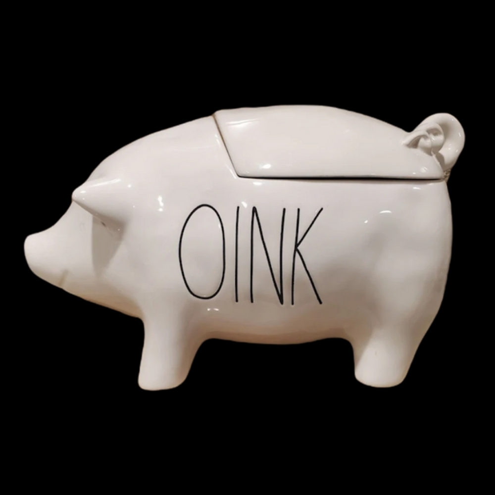 RAE DUNN  “OINK" Pig Canister